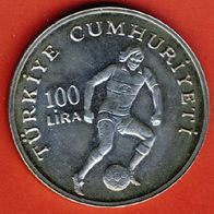Türkei 100 Lira 1982 Fußballweltmeisterschaft 1982 in Spanien