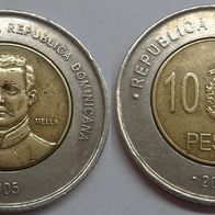 Dominikanische Republik 10 Pesos 2005 ## K2