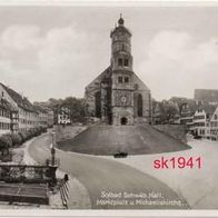 Solbad Schwäbisch Hall Marktplatz Michaeliskirche ungelaufen