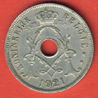 Belgien 25 Centimes 1921 Belgie