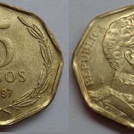 Chile 5 Pesos 1997 ## S7