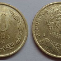 Chile 10 Pesos 2004 ## Kof7