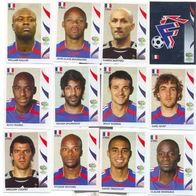 Panini WM 2006 Sticker Frankreich versch. 457 - 472