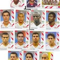 Panini WM 2006 Sticker TUN versch. 568 - 586
