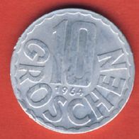 Österreich 10 Groschen 1964