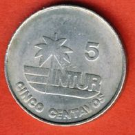 Kuba 5 Centavos 1981 Ausgaben für Touristen
