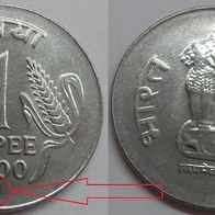 Indien 1 Rupee 2000 (Noida) ## Ga3