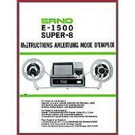 Erno - Gebrauchsanleitung zum Filmbetrachtungsgerät E-1500 - Original