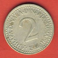 Jugoslawien 2 Dinara 1983