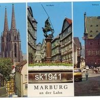 AK Marburg Elisabethkirche Markt St. Georg