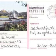 Bildpostkarte 8580 Bayreuth 1983 Universität