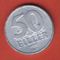 Ungarn 50 Filler 1986