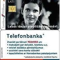 Lettland. 2000. Hansabank, Frau