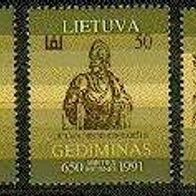 Litauen 1991. MiNr. 486/88: Großfürsten Gediminas