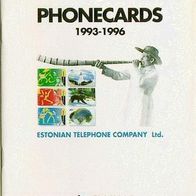 Katalog: Estnische Telefonkarten 1993-1996