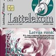 Lettland. 1999. 5 Jahre Lattelecom