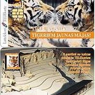 Lettland. 1998. Jahr des Tigers