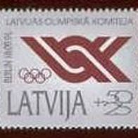 Lettland 1992. MiNr. 323/25: Nationale Olympische Komitee
