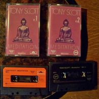 Tony Scott - Meditation 1 + 2 - 2 Polydor Verve MCs - 1a !