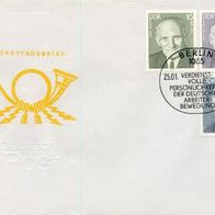 DDR FDC Mi. Nr. 2767 + 2768 + 2769 (FDC 2) (1) Persönlichkeiten d. Arbeiterbewegung <
