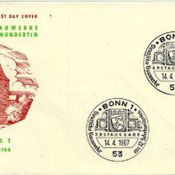 Bundesrepublik FDC Mi. Nr. 497 (1) Deutsche Bauwerke -Osthofentor, Soest <