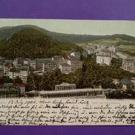 AK Karlsbad Blick von Hubertusburg farbig 1905