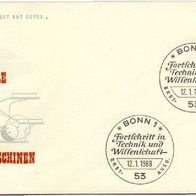 Bundesrepublik FDC Mi. Nr. 546 (1) Fortschritt in Technik und Wissenschaft <