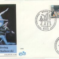 Bundesrepublik FDC Mi. Nr. 1702 (2) Peter Iljitsch Tschaikowski, russ. Komponist <