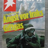 Stern Nr. 34 16. August 1990 Aufmarsch am Golf , Angst vor Iraks Giftgas