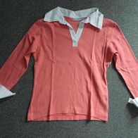 Damen-Langarm-Shirt, hellrot, Gr. S (T#)