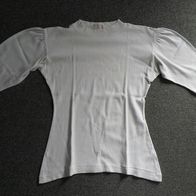Damen-Langarm-Shirt, weiß, Gr. S (T#)