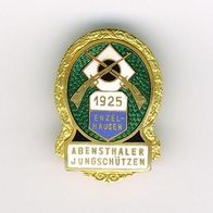 Abenstaler Jung Schützen 1925 Brosche Abzeichen :