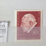 Bund MiNr. 609 Papst Johannes XXIII postfrisch M€ 0,50 #F27f