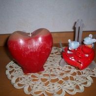 Liebe + Verliebte + Rote Herzen + für zwei + NEU !! x
