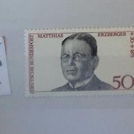 Bund MiNr. 865 Matthias Erzberger postfrisch M€ 0,80 #F62c