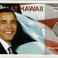 State Quarter Hawaii 2008 Obama Limitierte Sonderausgabe