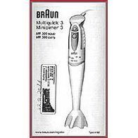 Braun - Gebrauchsanweisung für Stabmixer Mutiquick 3 - Original