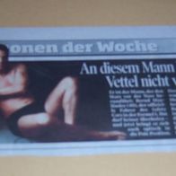 Bernd Mayländer - Formel 1 shirtless Bericht Sammlung Clippings Presse #390