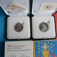 Vatikan 2005 5 Euro + 10 Euro PP Gedenkmünzen * *