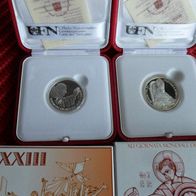 Vatikan 2008 5 Euro + 10 Euro PP Gedenkmünzen * *