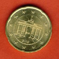 Deutschland 20 Cent 2015 J