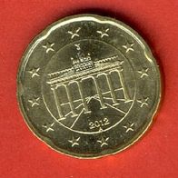 Deutschland 20 Cent 2012 A