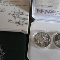 Vatikan 2005 5 Euro PP Gedenkmünze Silber *