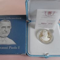 Vatikan 2012 5 Euro PP Gedenkmünze Silber