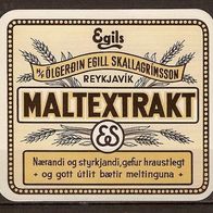 ALT ! Bieretikett Brauerei E. Skallagrímsson Reykjavík ISLAND