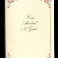 Grußkarte Zum Abschied alles Gute, Karte, Umschlag