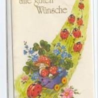 Grußkarte Zum Umzug alle guten Wünsche, Karte Umschlag