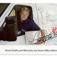 Postkarte Mika Häkkinen