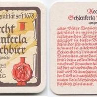 Aecht Schlenkerla Rauchbier Bamberg - Bierdeckel. Werbeartikel