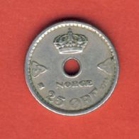 Norwegen 25 Öre 1924